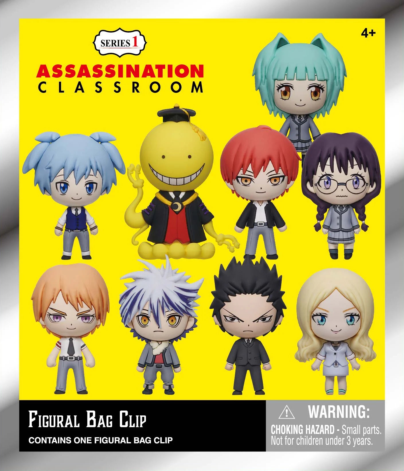 ASSASSINATION CLASSROOM - Series 1 - 3D Foam Bag Clip (Display 24 Pcs)