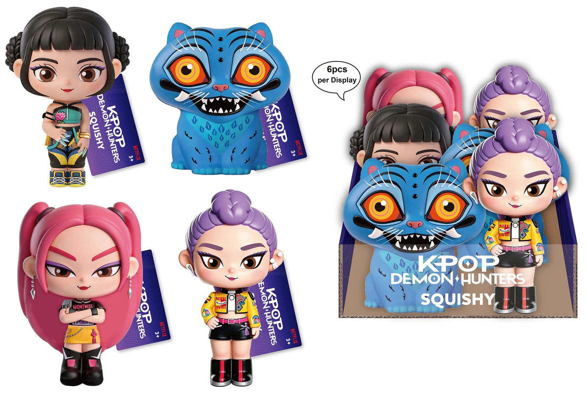K-POP DEMON HUNTERS - Blind Box Squiqhy Display (Display 6 Pcs)
