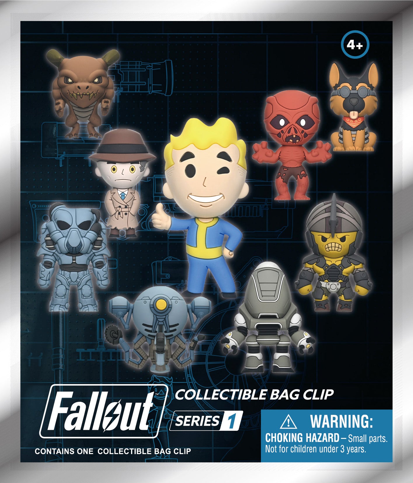 FALLOUT - Series 1 - 3D Foam Bag Clip (Display 24 Pcs)