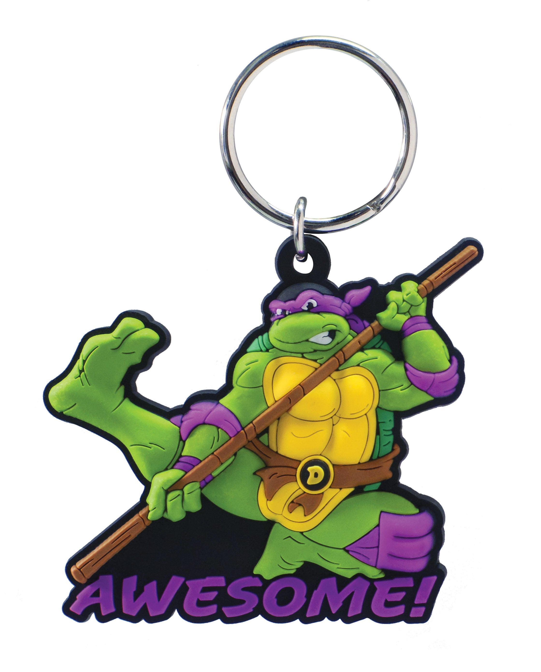 LES TORTUES NINJAS - Donatello - Porte-clés Soft Touch