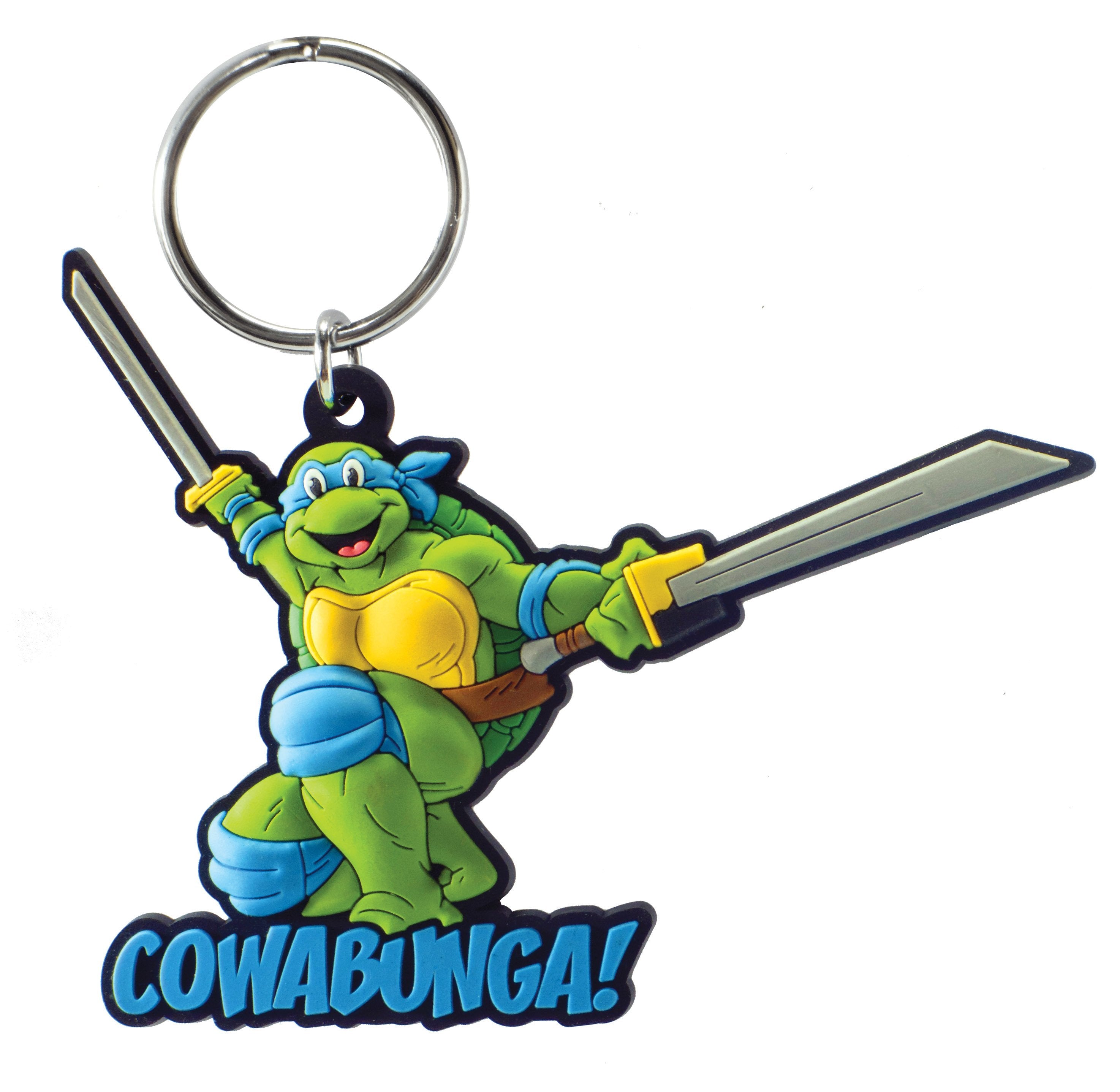 LES TORTUES NINJAS - Leonardo - Porte-clés Soft Touch
