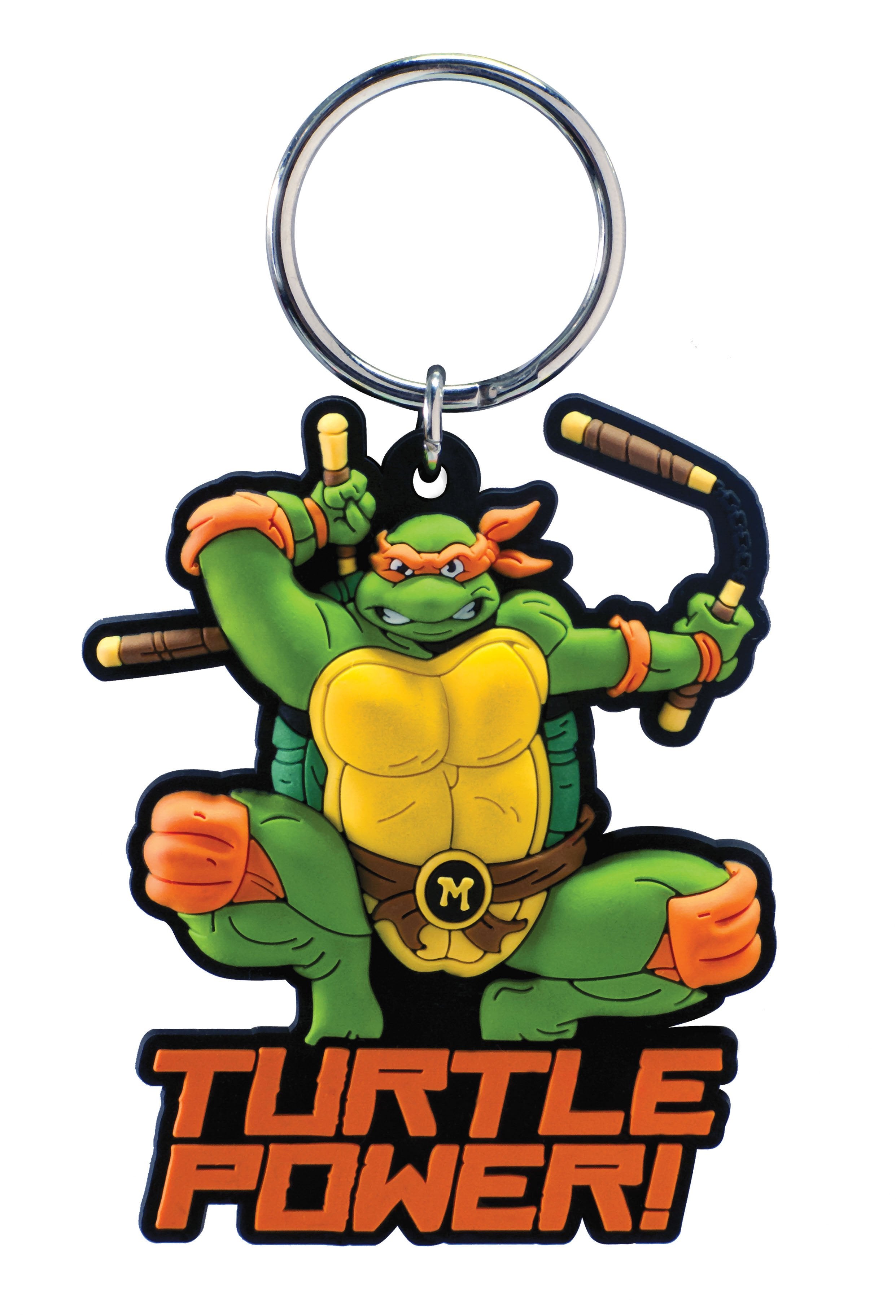 LES TORTUES NINJAS - Michelangelo - Porte-clés Soft Touch
