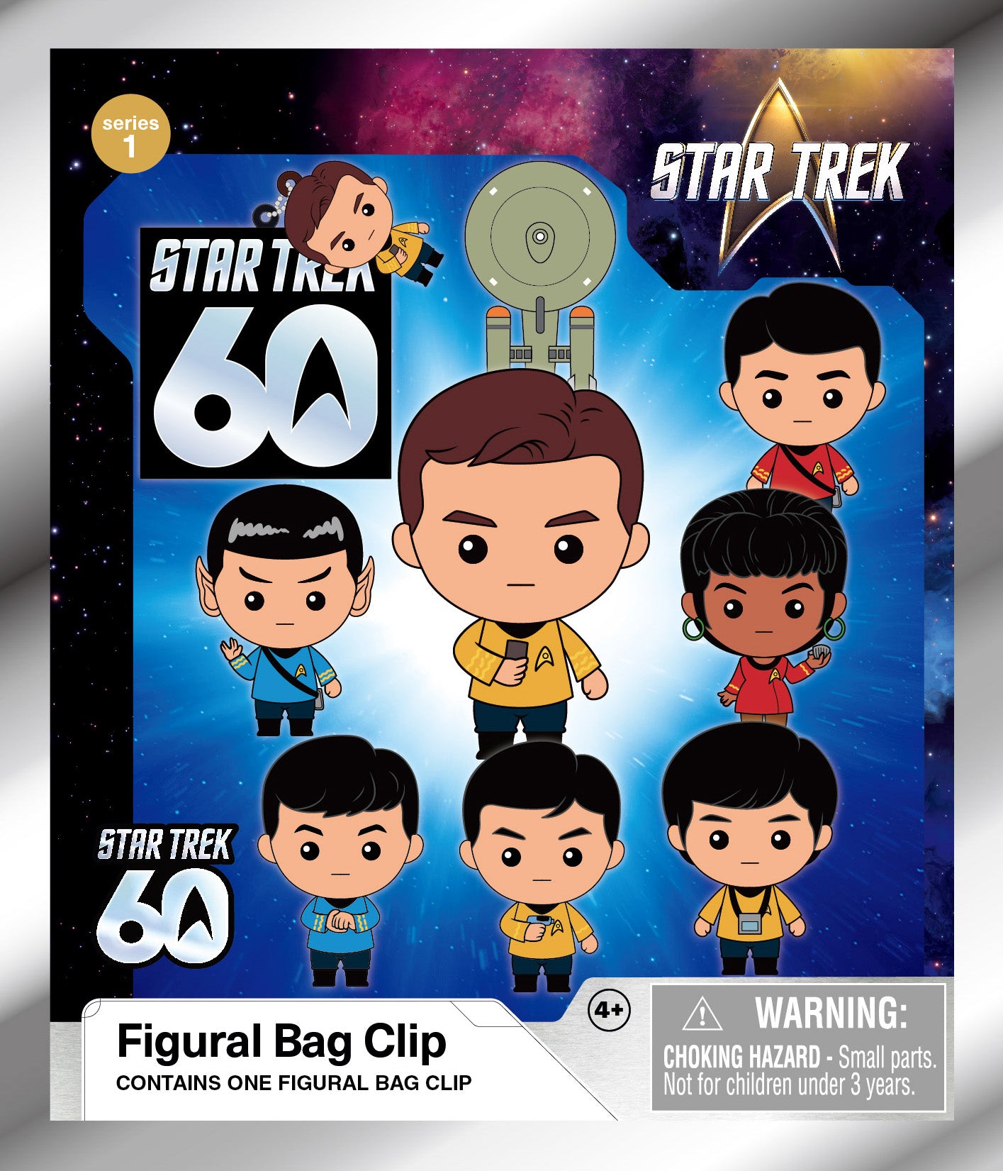 STAR TREK - Series 1 - 3D Foam Bag Clip (Display 24 Pcs)