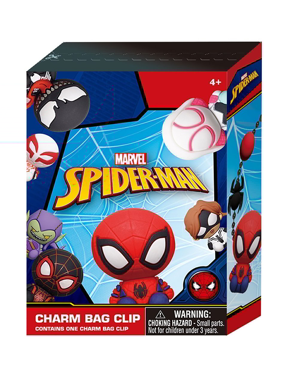 SPIDER-MAN - Charm Bag Clip (Display 24 Pcs)