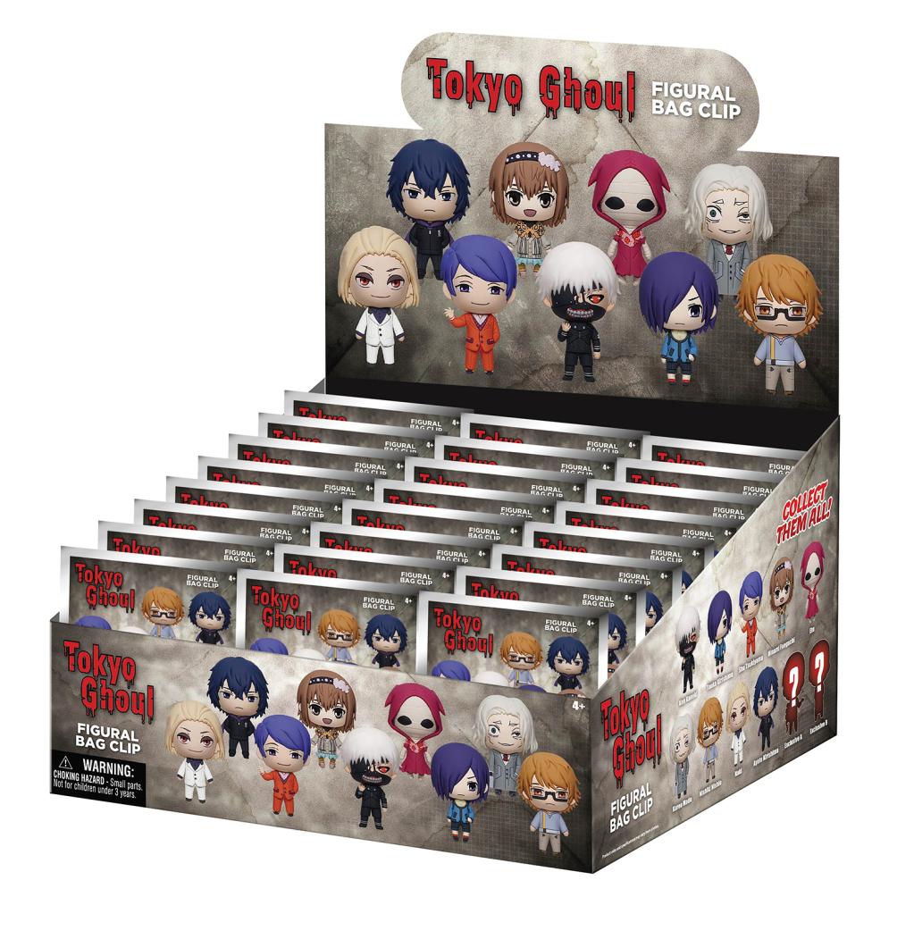 TOKYO GHOUL - 3D Foam Bag Clip (Display 24 Pcs)