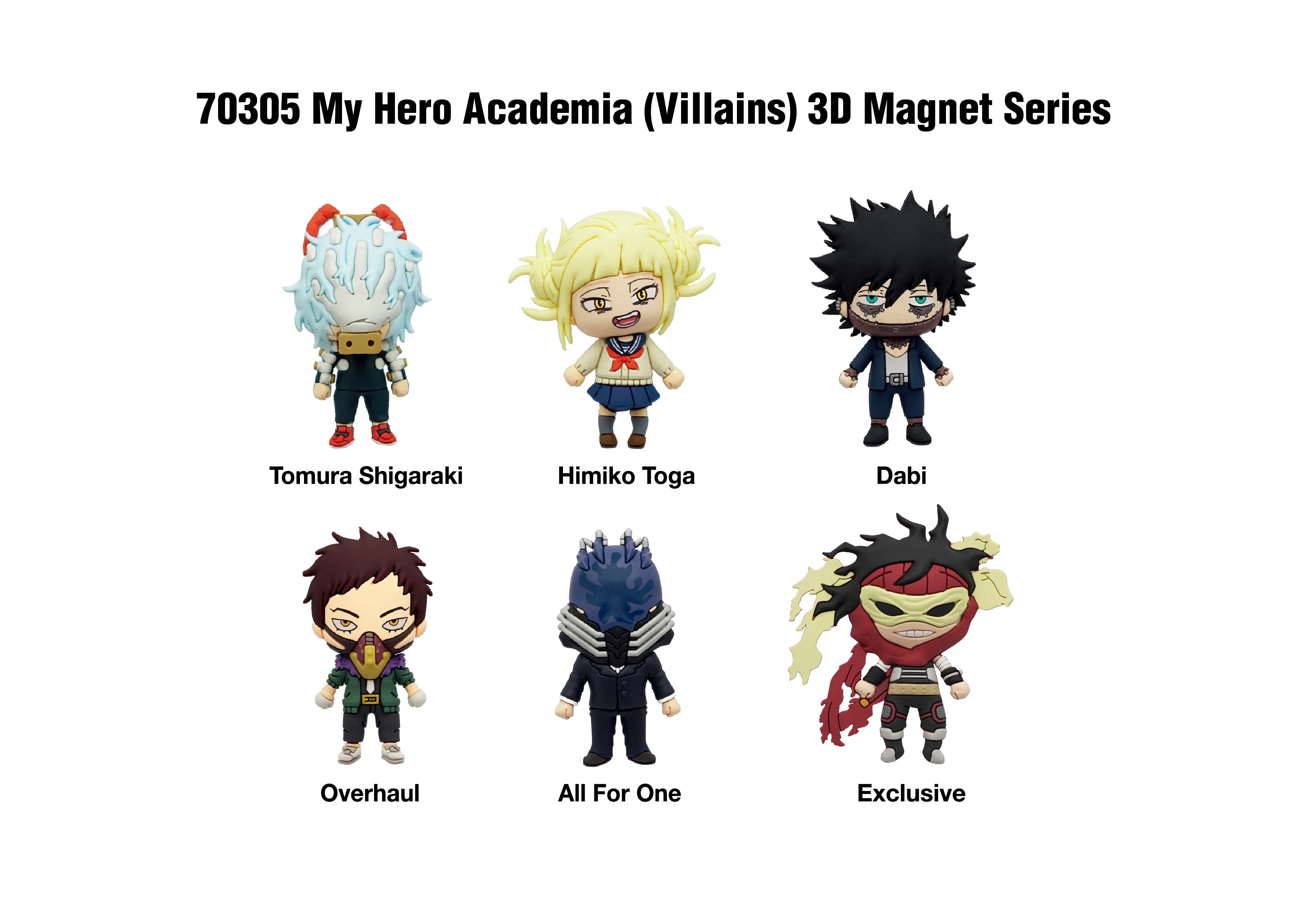 MHA - Serie 1 - 3D Foam Magnets in blind bags (Display 12 Pcs)