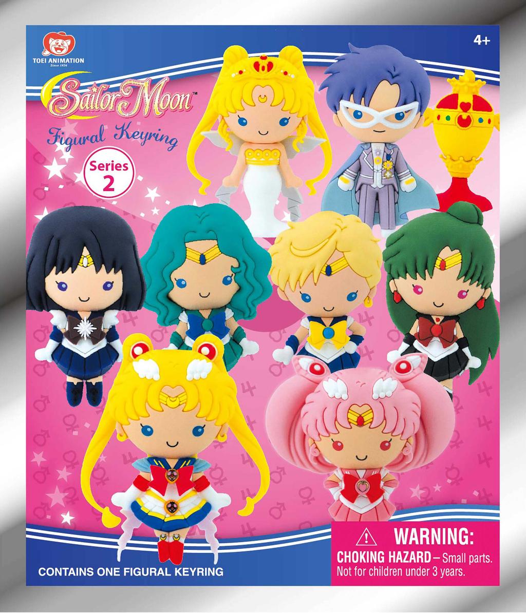 SAILOR MOON - Collectible Bag Clip (Display 24 Pcs)