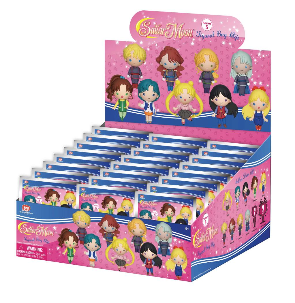 SAILOR MOON - Series 5 - 3D Foam Bag Clip (Display 24 Pcs)