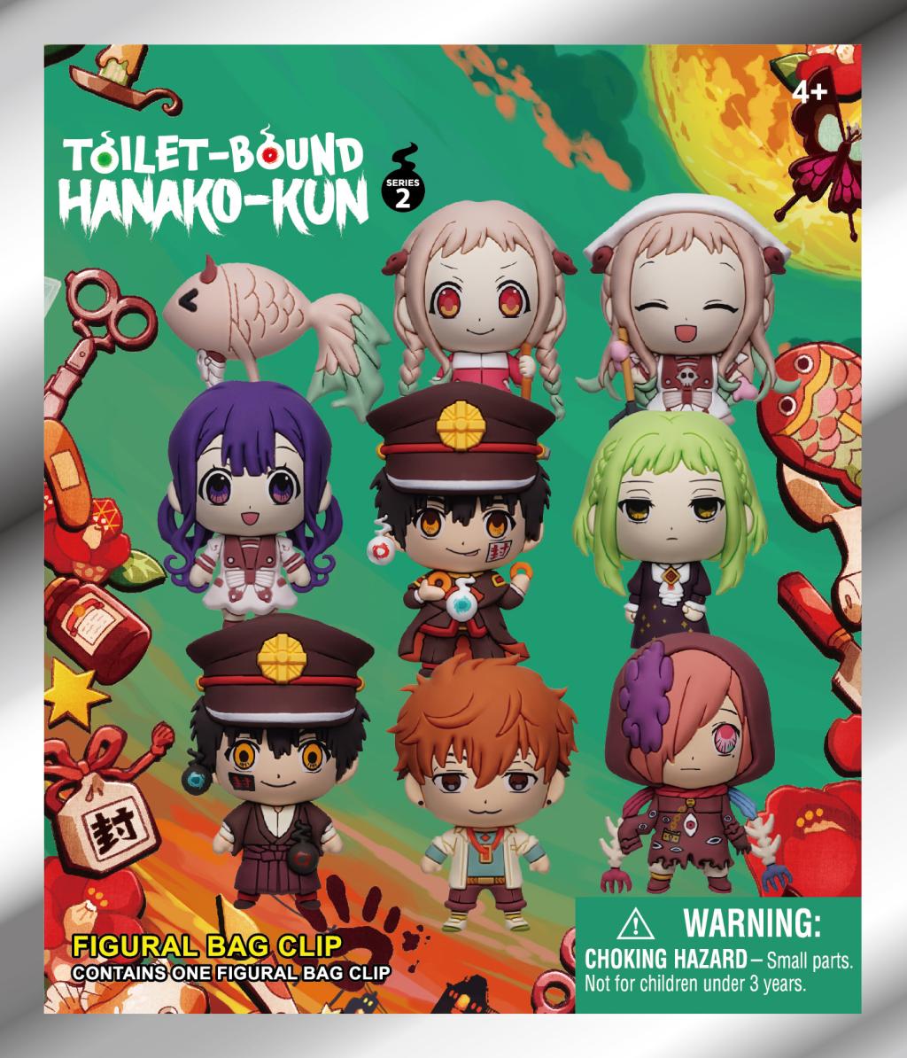 TOILET BOUND HANAKO KUN - Charm Bag Clip (Display 24 Pcs)