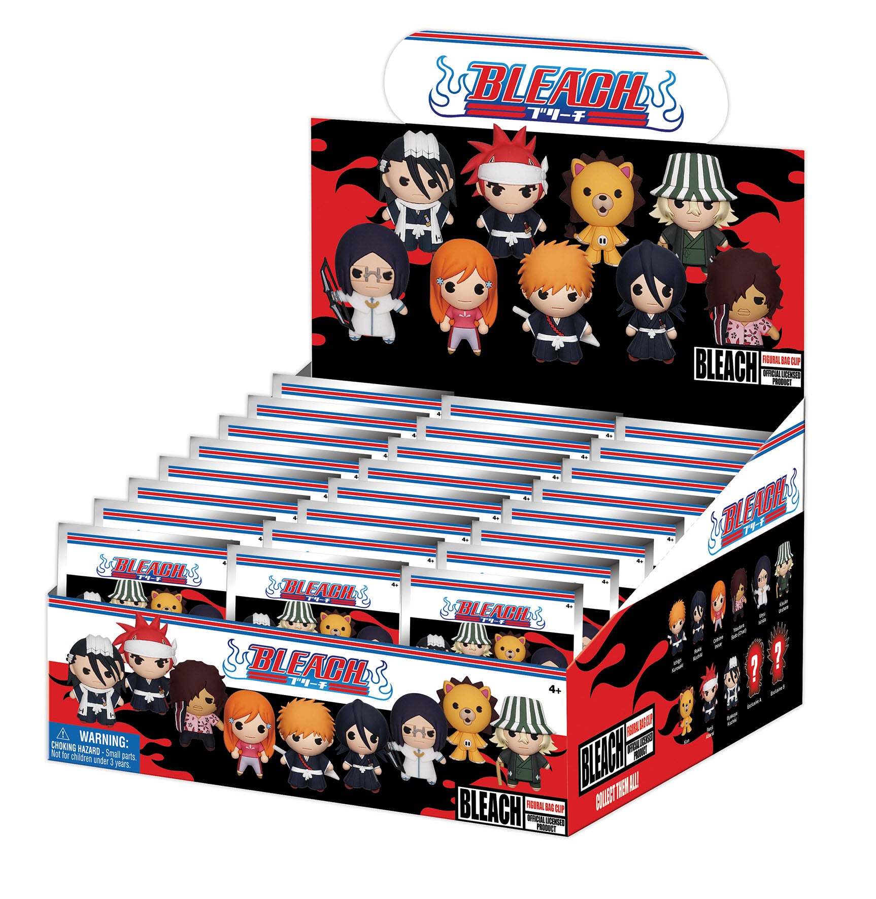BLEACH - Series 1 - 3D Foam Bag Clip (Display 24 Pcs)