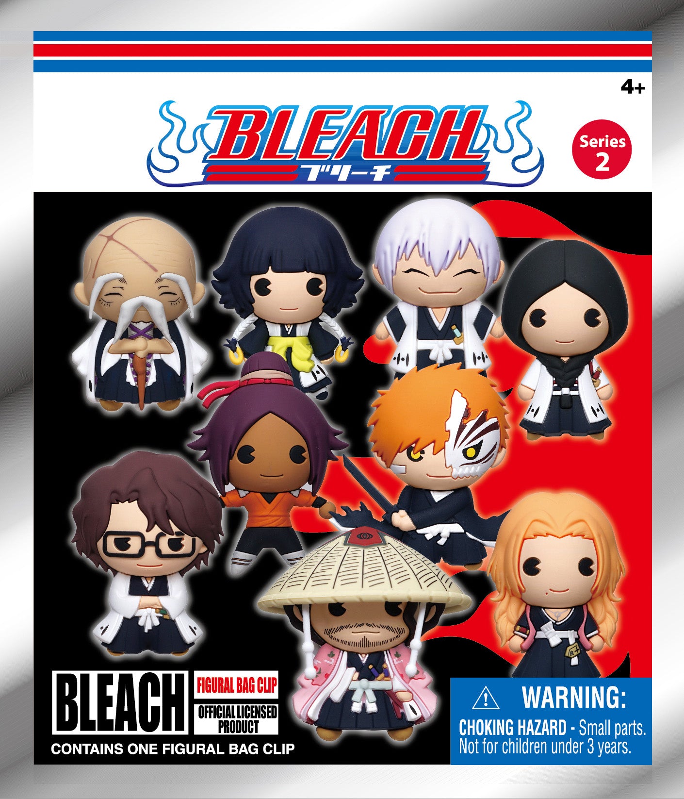 BLEACH - Series 2 - 3D Foam Bag Clip (Display 24 Pcs)