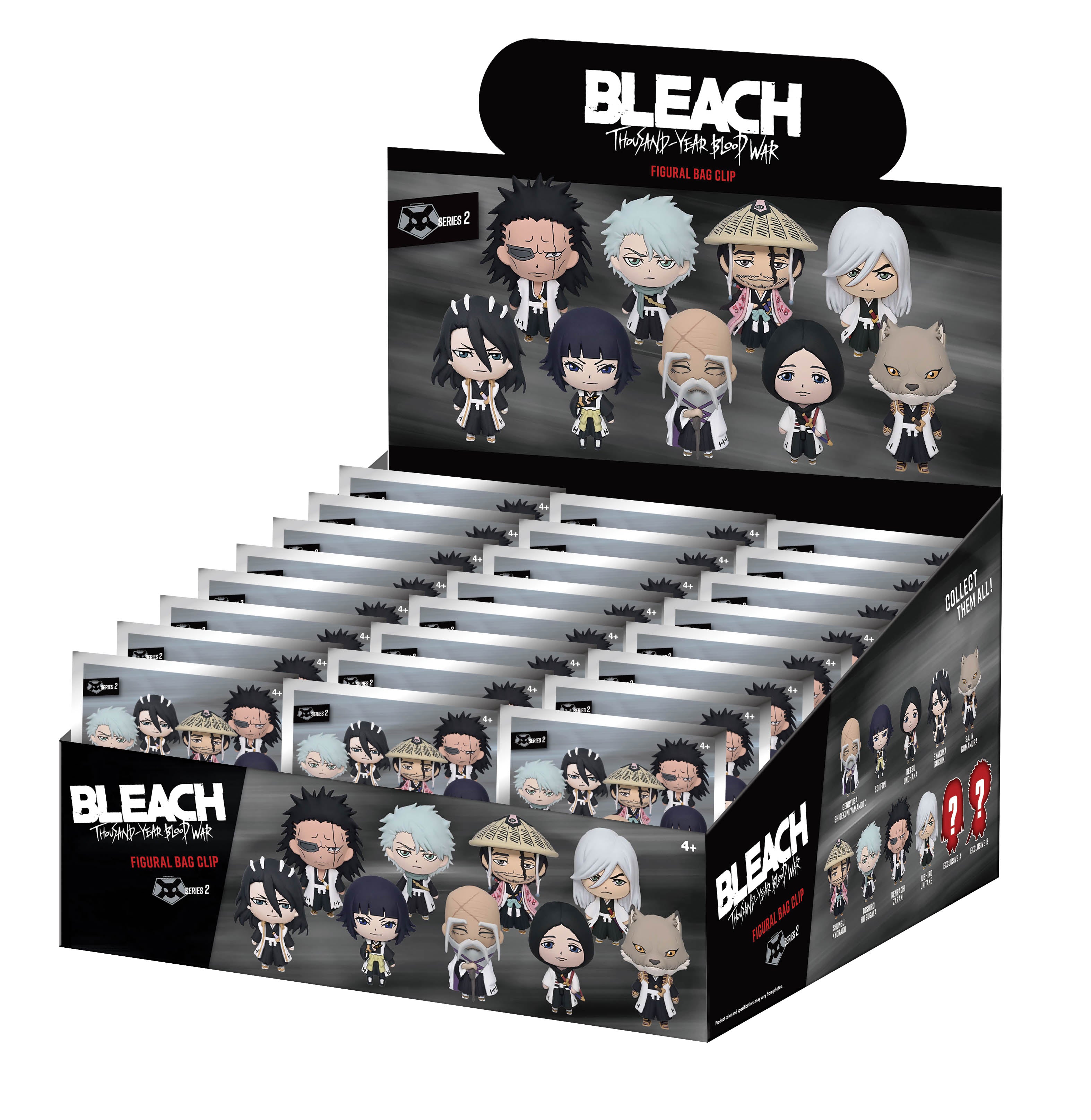 BLEACH TYBW - Series 2 - 3D Foam Bag Clip (Display 24 Pcs)