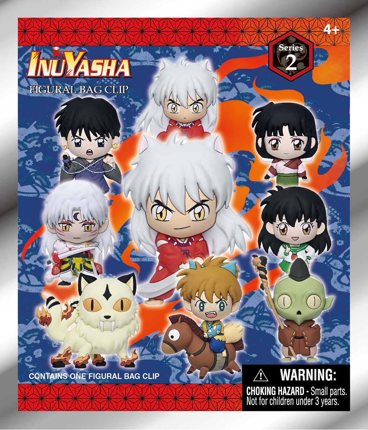 INUYASHA (25TH ANNIV.) - Series 2 - 3D Foam Bag Clip (Display 24 Pcs)