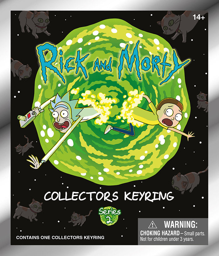 RICK & MORTY - Series 2 - 3D Foam Bag Clip (Display 24 Pcs)