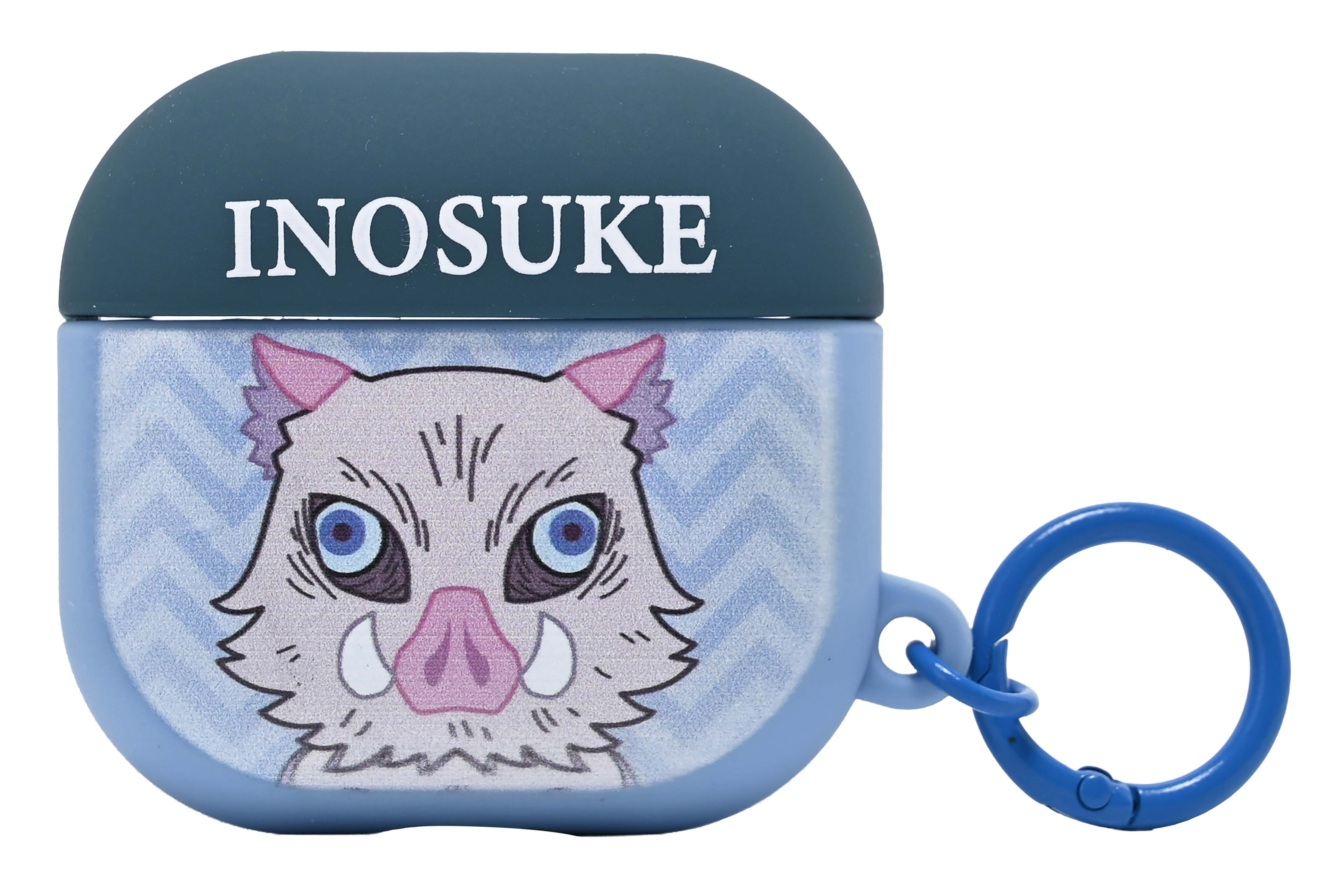 DEMON SLAYER - Inosuke - 3D Foam Airpods Case Bag Clip