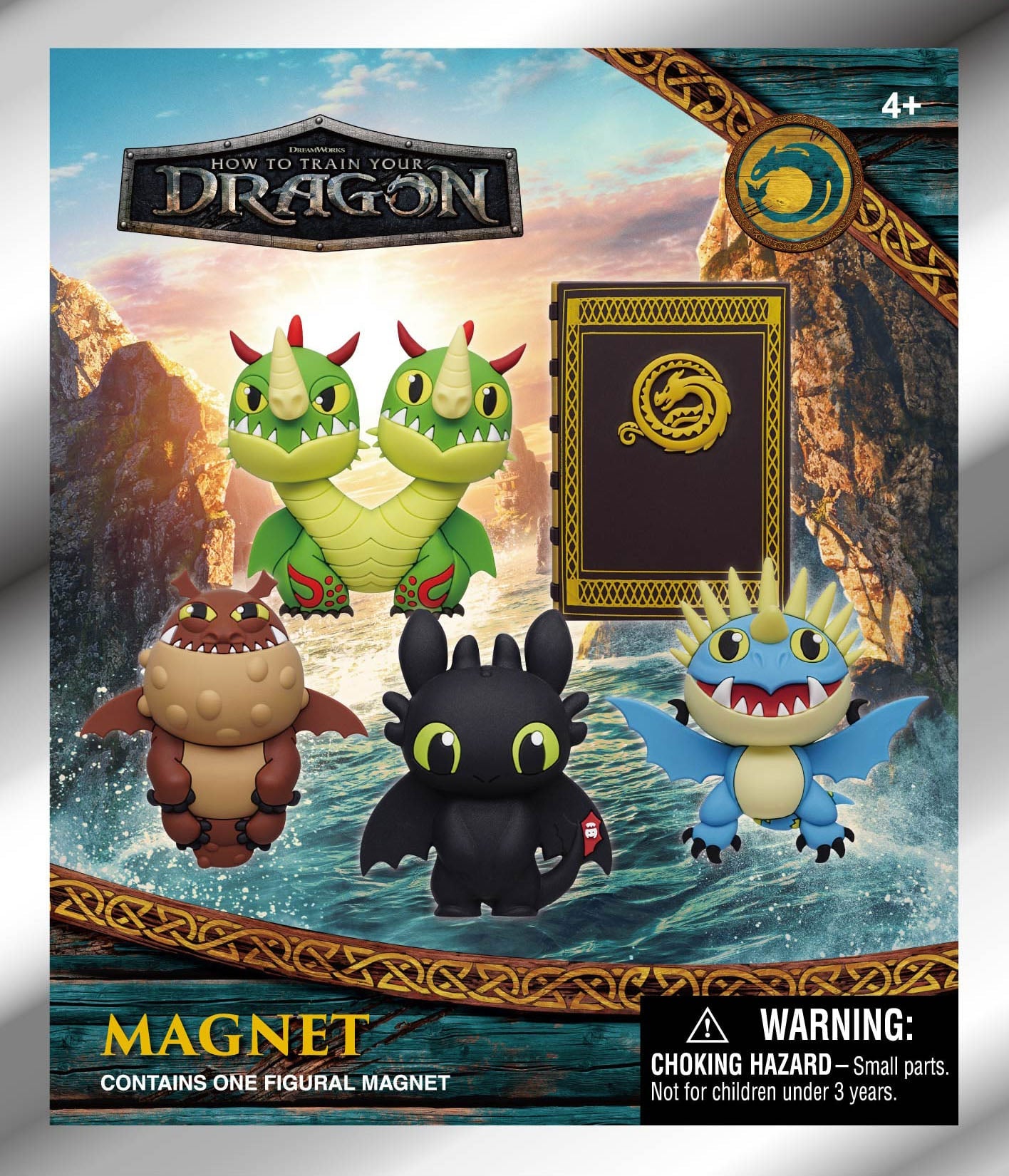 HTTYD - Series 1 - 3D Foam Magnets in blind bags (Display 12 Pcs)