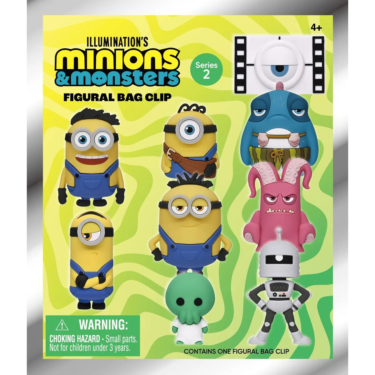MINIONS - Series 1 - 3D Foam Bag Clip (Display 24 Pcs)