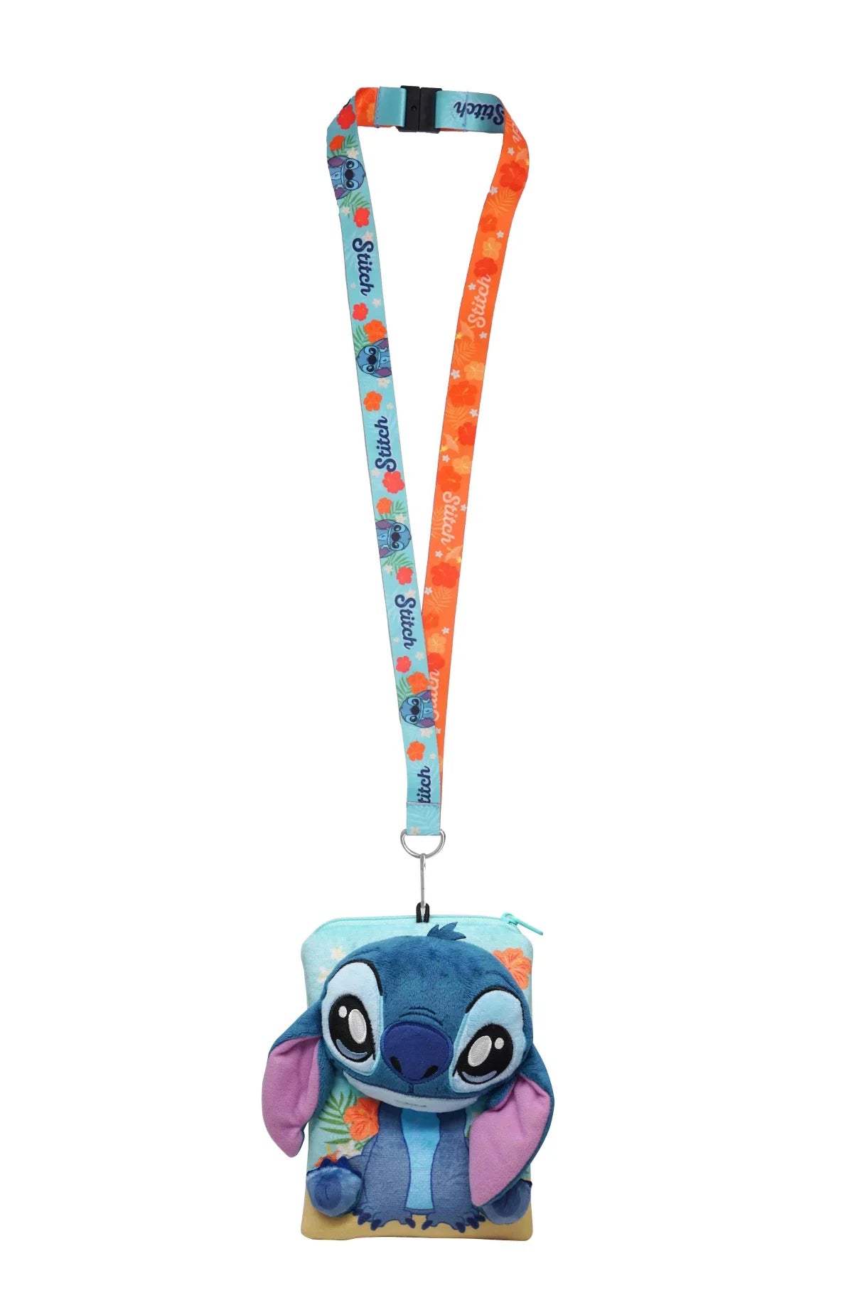 DISNEY - Stitch Sitting "Deluxe" - Lanyard with pouch card holder