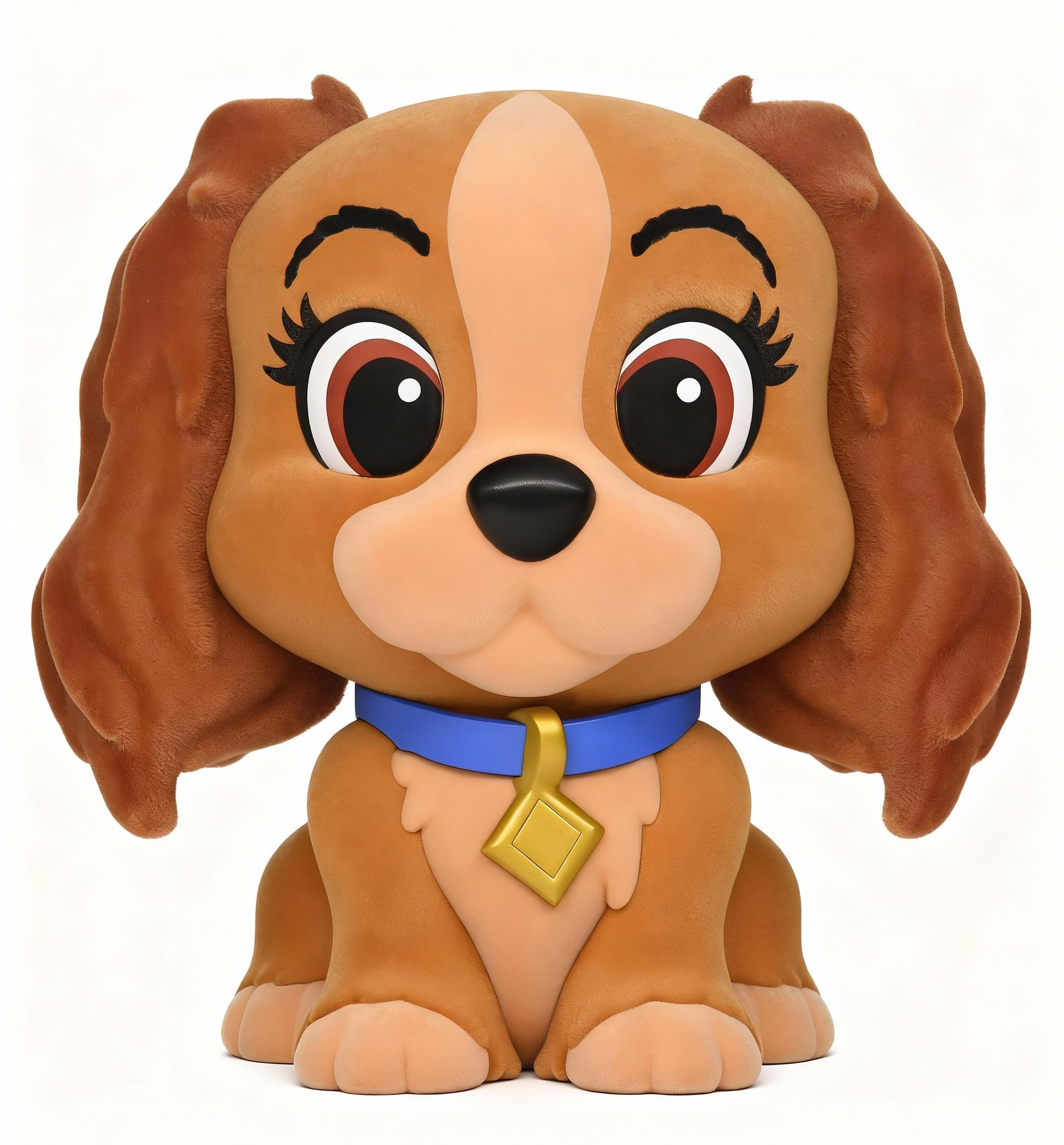 DISNEY DOGS - Lady - Figural Bank Flocked