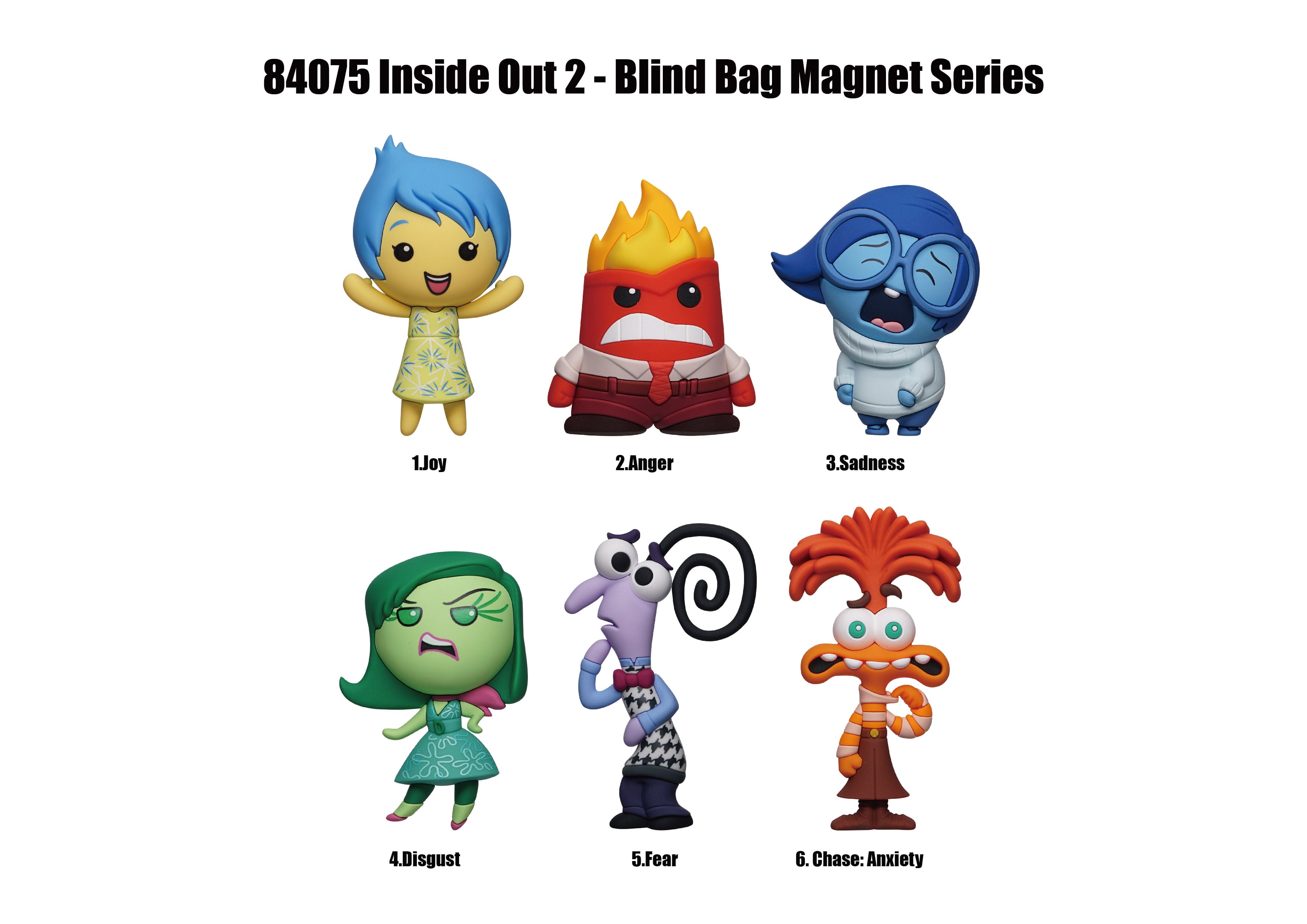 VICE-VERSA 2 -Series 1 -3D Foam Magnets in blind bags (Display 12 Pcs)
