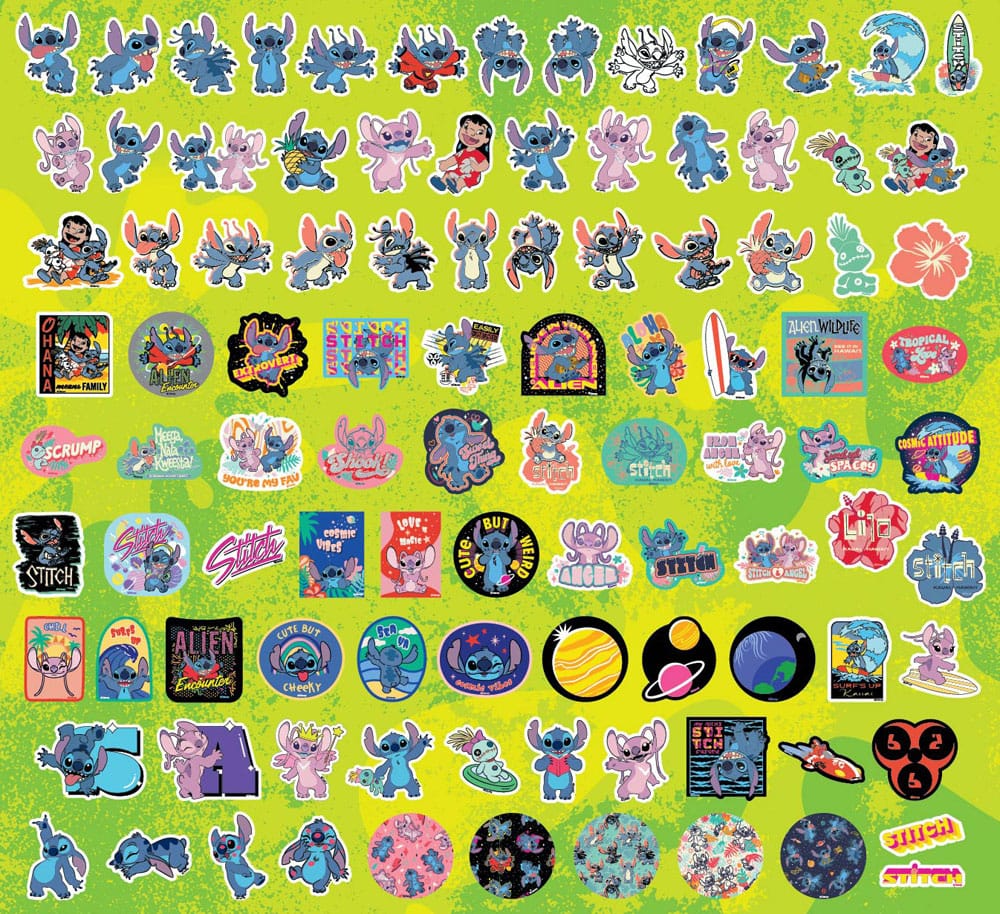 LILO & STITCH - 100 stickers set (Display of 20)
