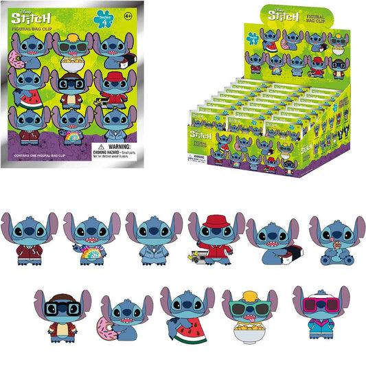 DISNEY - Stitch Series 4 - 3D Foam Bag Clip (Display 24 Pcs)