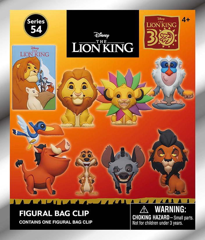 THE LION KING - 30the Anniversary - 3D Foam Bag Clip (Display 24 Pcs)