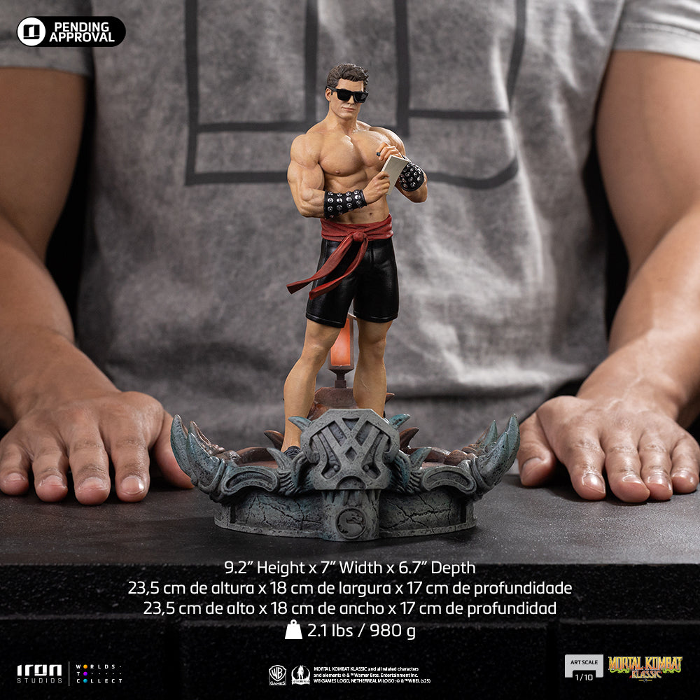 MORTAL KOMBAT - Johnny Cage - Statue Art Scale 1/10 23.5cm