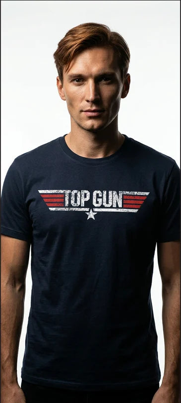 TOP GUN - Logo - T-Shirt Men (L)