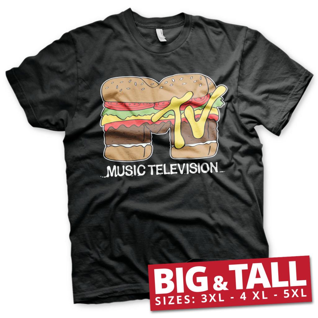 MTV - T-Shirt Big & Tall - Hamburger (5XL)