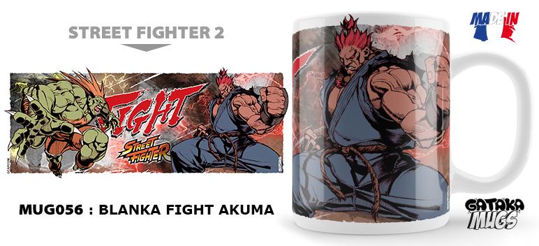 STREET FIGHTER - Mug - Blanka Fight Akuma