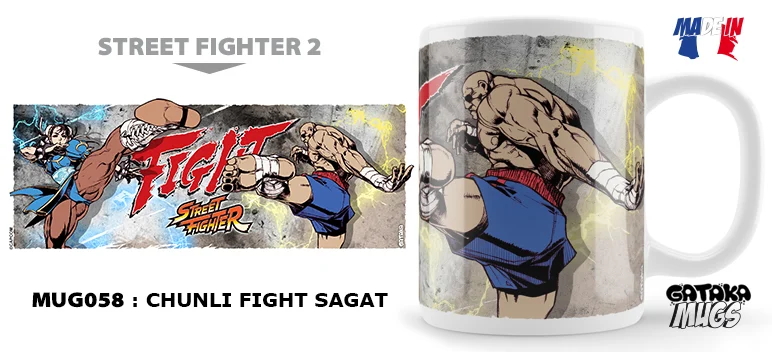 STREET FIGHTER - Mug - Chunli Fight Sagat