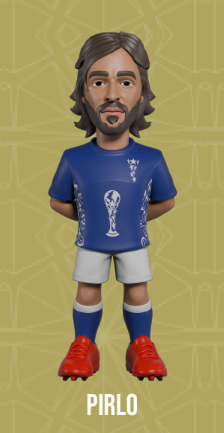 ITALY - Pirlo - Figure Minix World Legends Cup 12cm