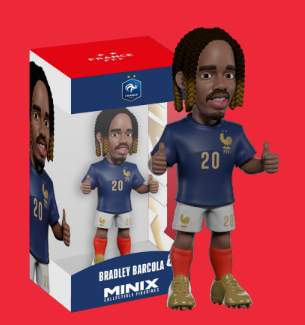FRANCE - Barcola - Figure Minix World Cup 12cm