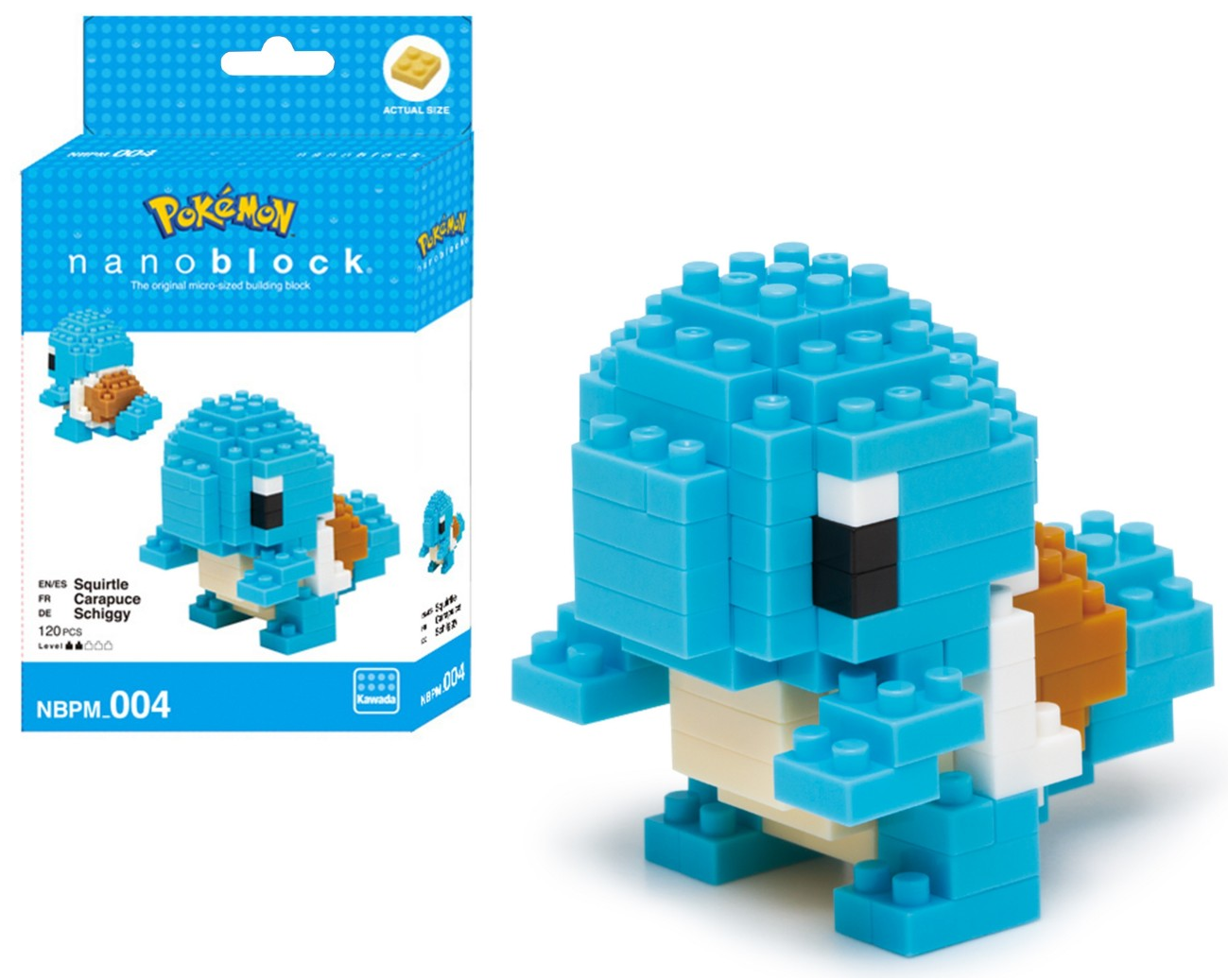 POKEMON - Squirtle - Figure Nanoblock 10cm
