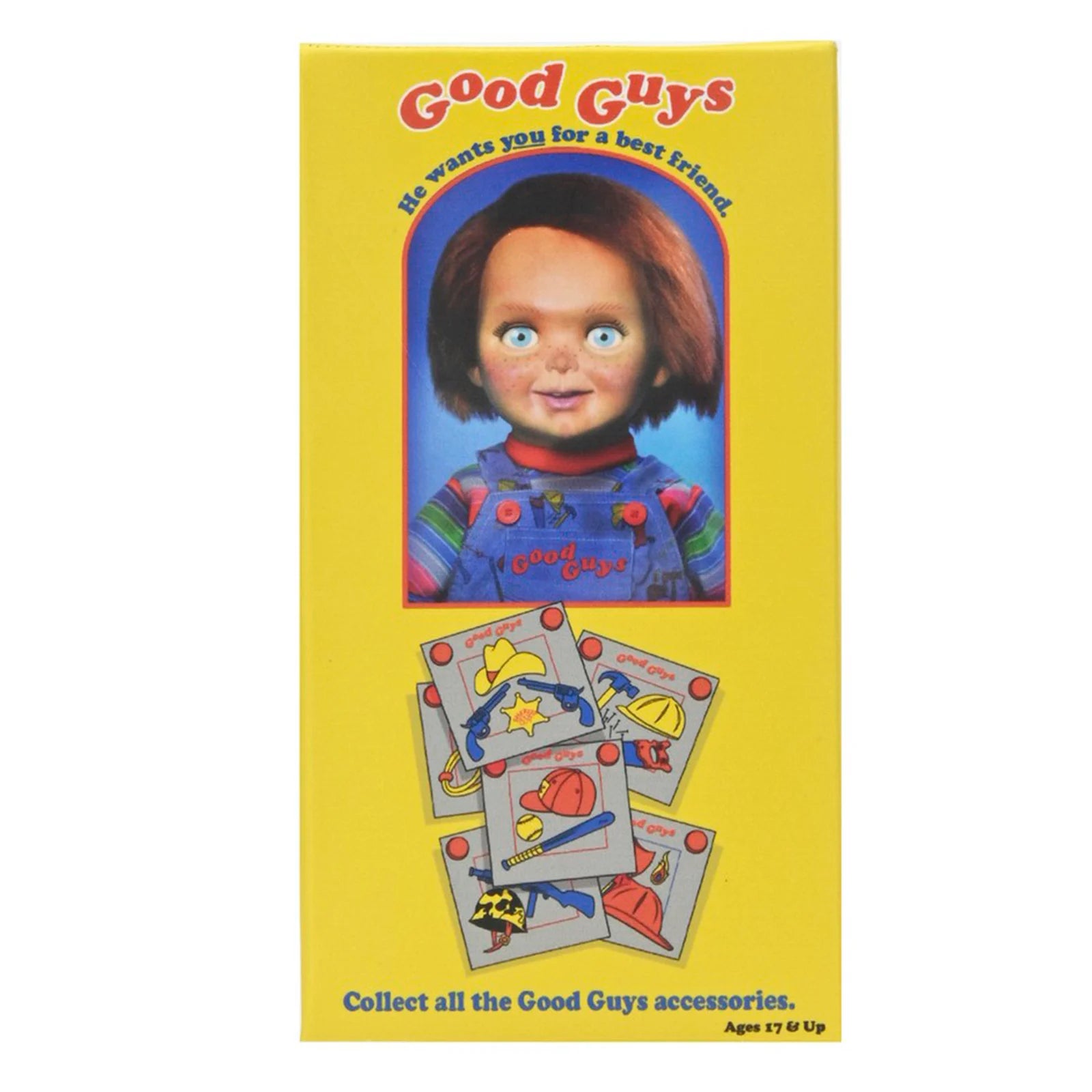 CHUCKY - Chucky TV Good Guy S1 - DISPLAY 12 Blind Box Figure -10cm