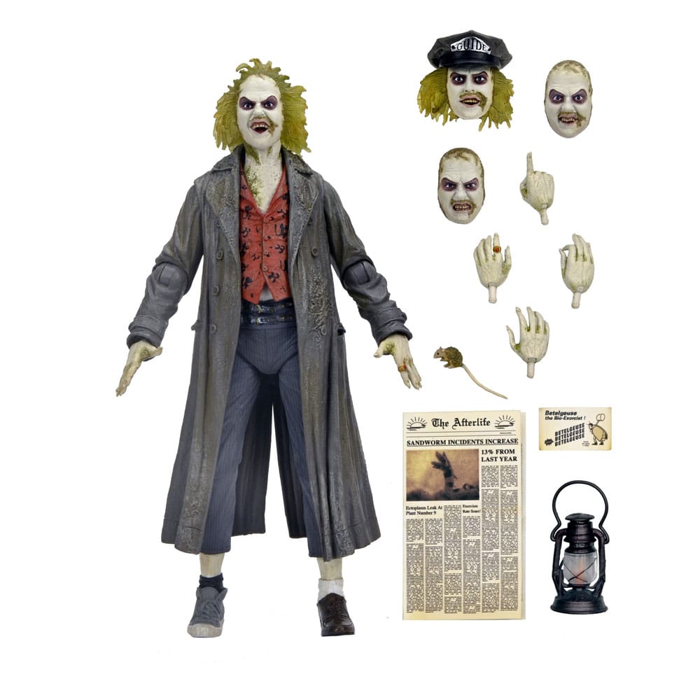 BEETLEJUICE 1998 - Beetljuice "Tour Guide" - Ultimate Figurine 18cm