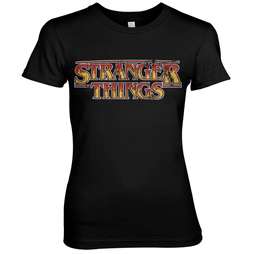 STRANGER THINGS - Fire Logo - T-Shirt Girl (XL)