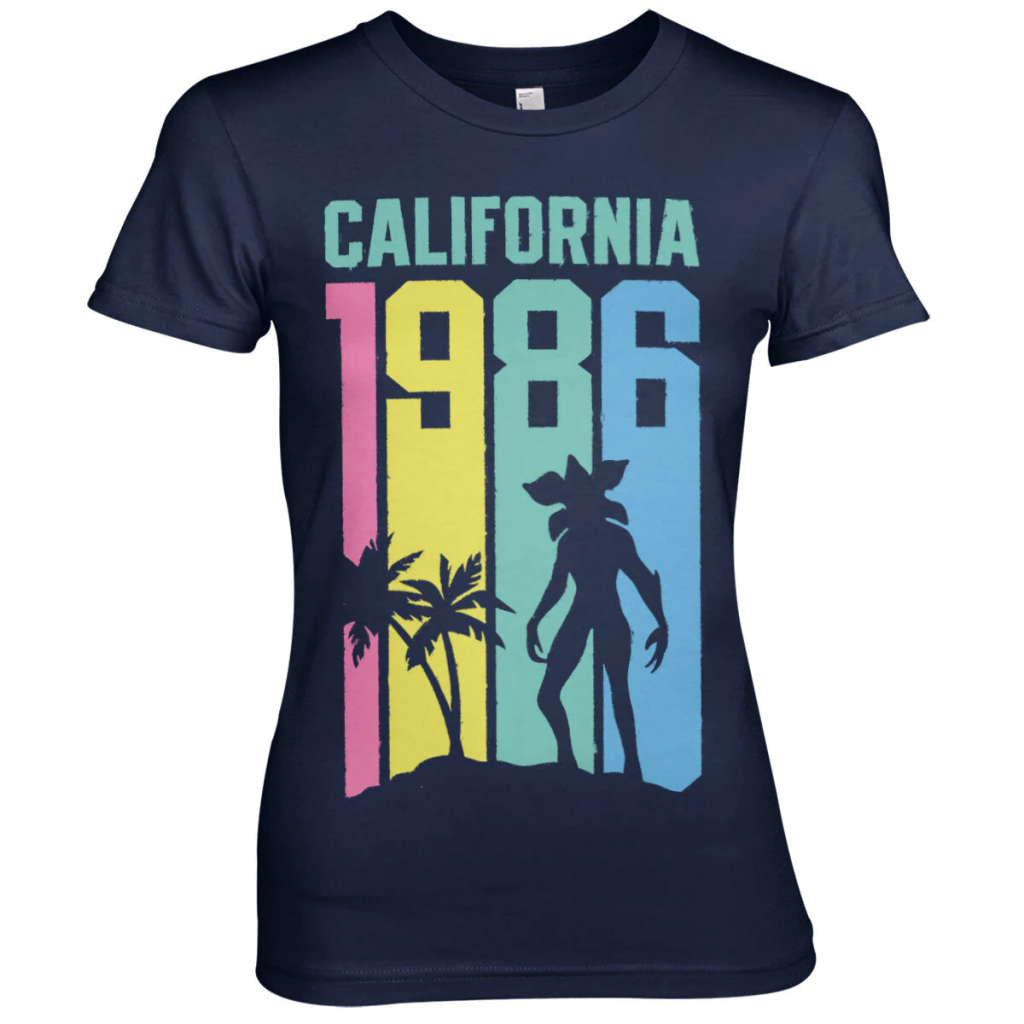 STRANGER THINGS - California 1989 - T-Shirt Girl (XL)