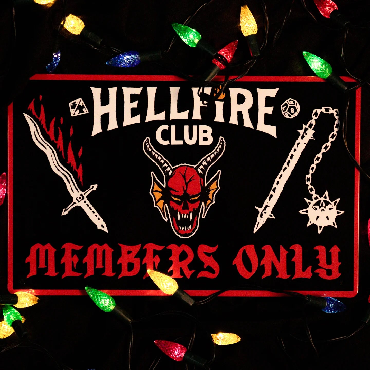 STRANGER THINGS - Set of 3 Tin Signs