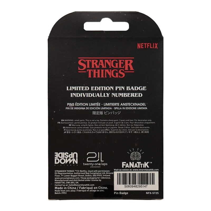 STANGER THINGS - Helfire Lives - Limited Edition Pin's