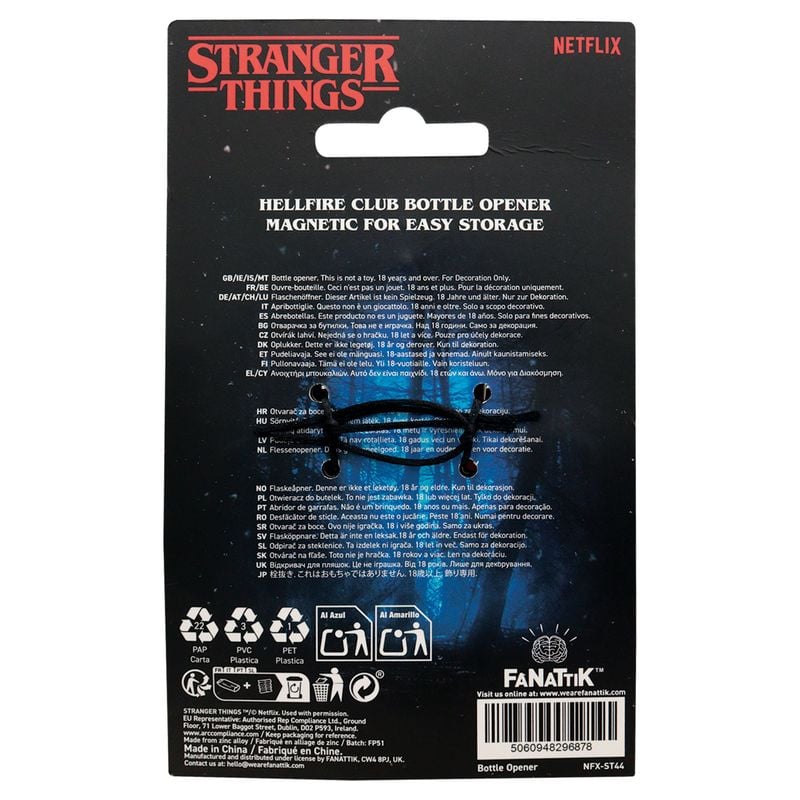 STRANGER THINGS - Hellfire Club - Limited Edition Bottle Opener