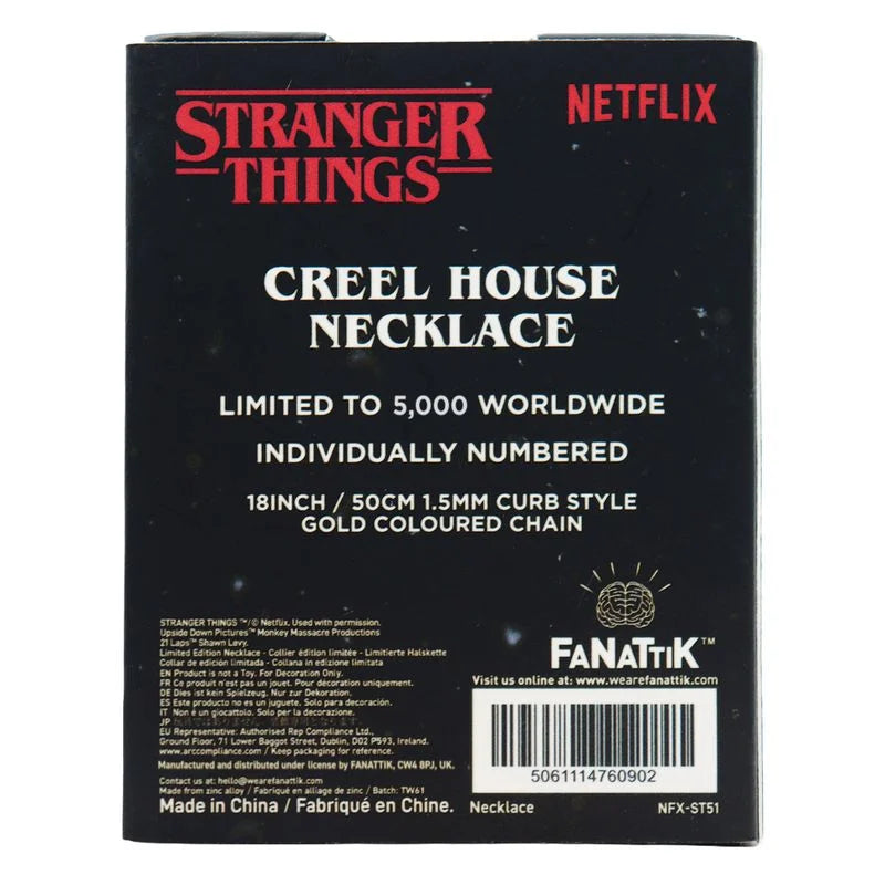STRANGER THINGS - Creel House Window - Necklace Limited Edition