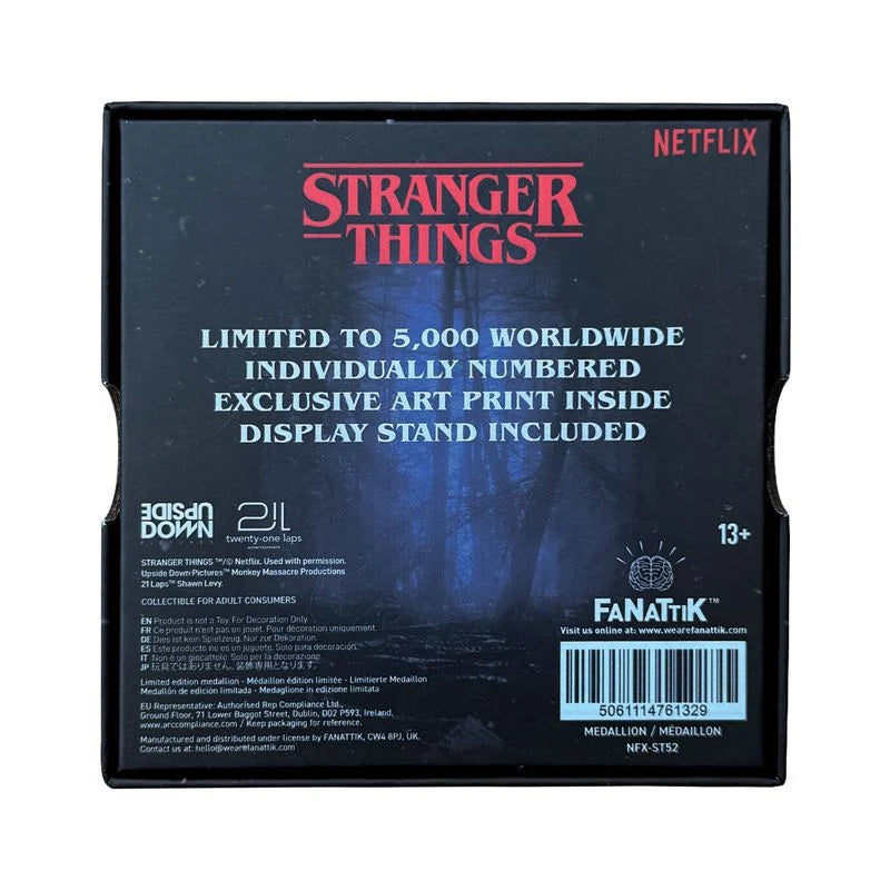 STRANGER THINGS - Eleven & Mind Flayer - Limited Edition Medaillon