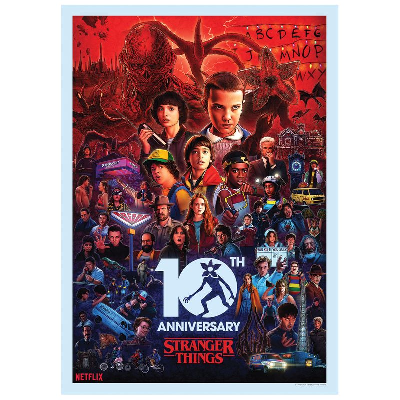 STRANGER THINGS - 10th Anniversary - Art Print - Limited Edition