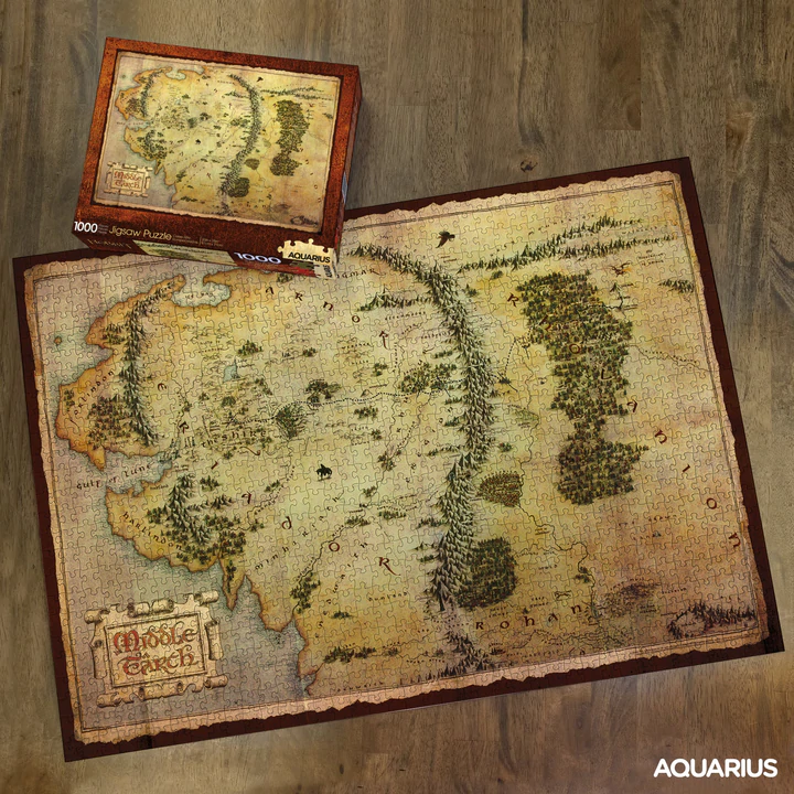 THE HOBBIT - Map - Puzzle 1000P
