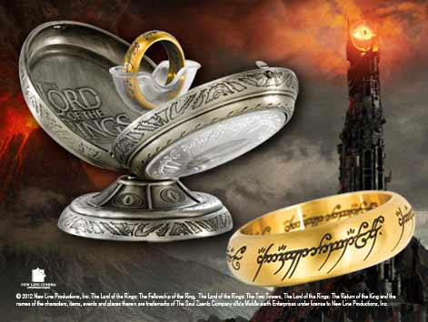 LORD OF THE RINGS - One Ring Stainless Steel - Size US 11 FR 64.9