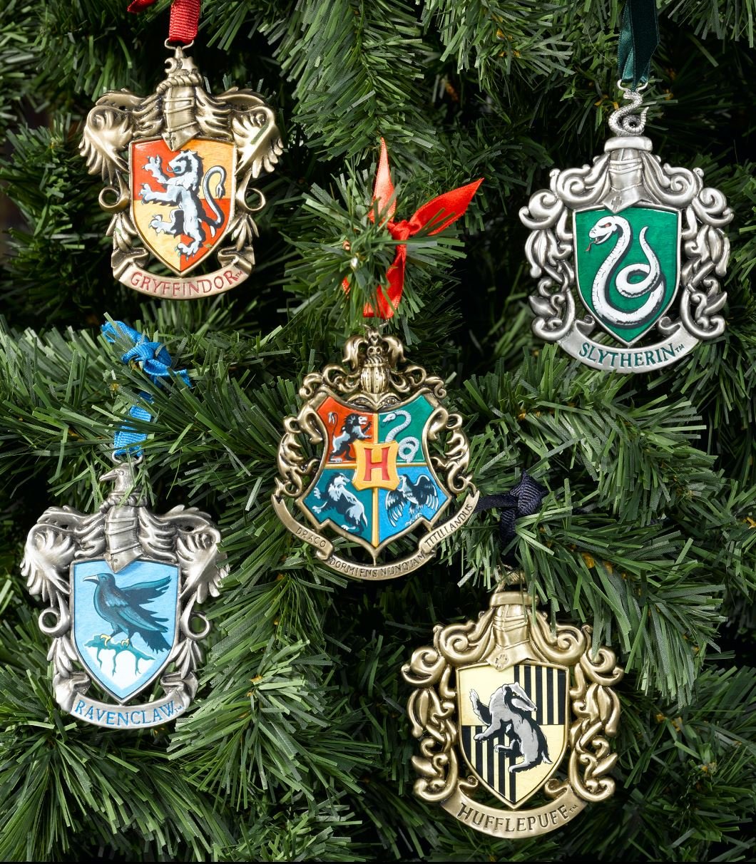 HARRY POTTER - Set de 5 ornements de Noël