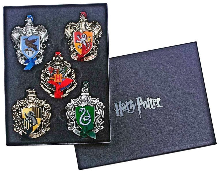 HARRY POTTER - Set de 5 ornements de Noël
