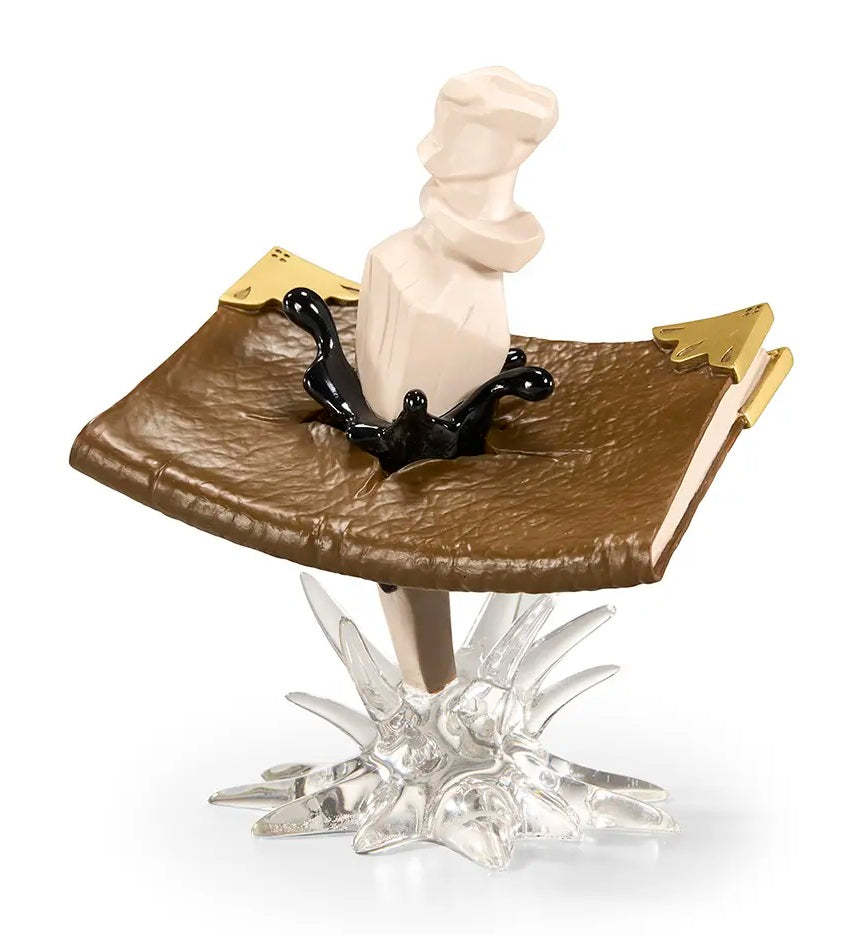 HARRY POTTER-Tom Riddle Journal & Basilisk teeth -Statue Prop-Ups 14cm